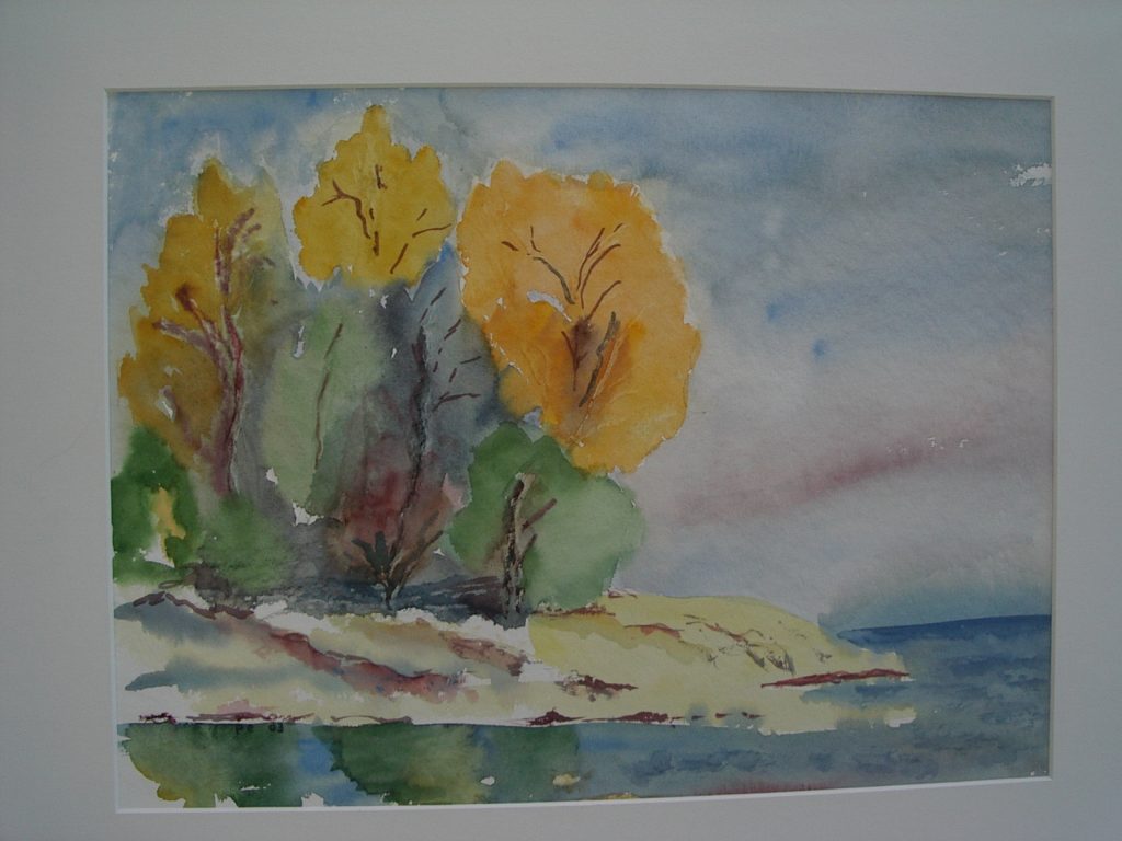 Herbstbäume am Bodensee