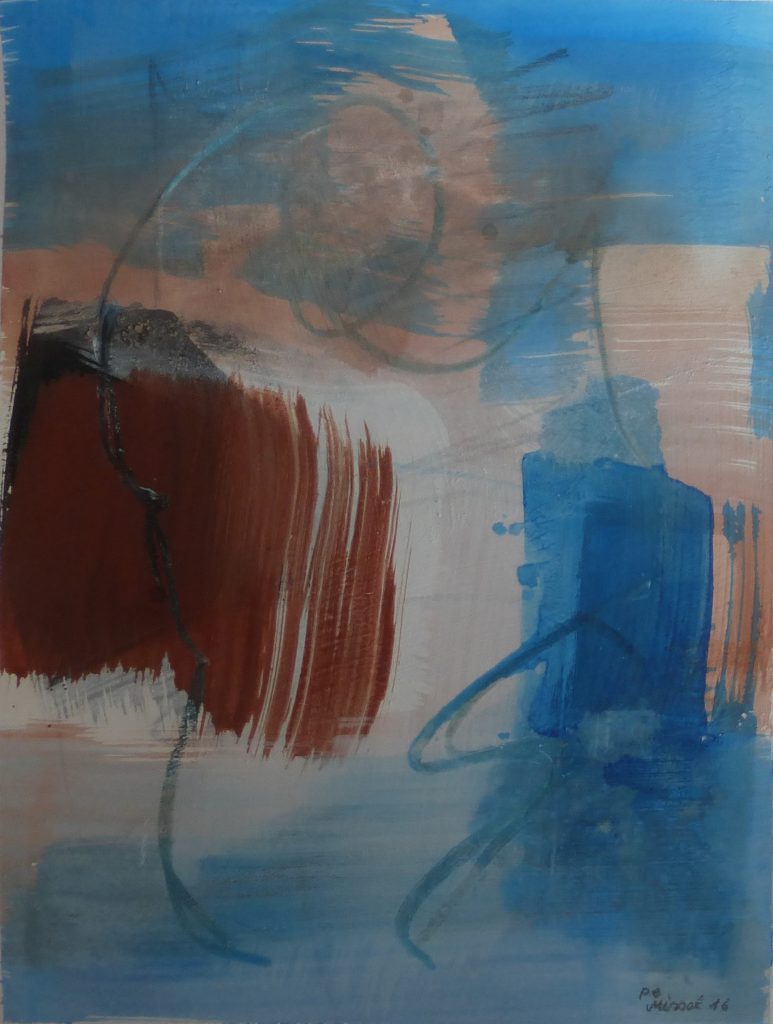 blau - weiß II